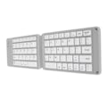 Miniatyrbillede 2 af 6: Foldbart Bluetooth Tastatur Slankt Lommeformat Bærbart Trådløst Tastatur til Windows7 8 Tablet Notebook Mobiltelefon Grå Hvid