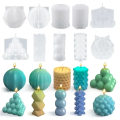 Miniatyrbild 1 av 4: 10 st Form 3D DIY Ljus Silikon Form Form Geometrisk form Molds Handgjorda form