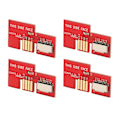 Miniatyrbilde 2 av 7: Konsoll Micro Storage Card Adapter Spillkonsoll Minnekortleser for GC SD2SP2 SDLoad SDL 4 stk Rød
