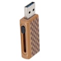 Miniatyrbillede 3 af 7: Flash Drive Bærbar Gittermønster Push Pull Thumb Memory Stick til Informationslagring Dataoverførsel PC Telefon Gitter 64GB