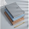 Miniatyrbillede 6 af 8: Læder Notesbog Kontor Notesblok Brevpapir Dagbog Brun