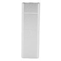 Miniatyrbild 6 av 6: M.2 NVMe SSD-kapsling 10 Gbps 2 TB USB 3.1 Typ C UASP-protokoll Typ C SSD-kapsling för 2230 2242 2260 2280 SSD Silver OTG-kabel