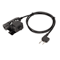 Miniatyrbild 7 av 7: U94 PTT 2-stifts Plug and Play Hands Free Push to Talk-adapter för Alan för Midland Radio