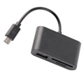 Miniatyrbillede 2 af 7: Micro USB Kortlæser Understøtter Storage Card Memory Card U Disk USB Kortlæser Mobiltelefon Computer Universal til Android
