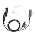 Miniatyrbilde 4 av 7: Luftrør Øretelefon Rektangulær Klips Transparent Lydrør Headset for APX2000 APX7000 APX6000