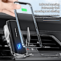 Miniatyrbild 1 av 5: Automatisk 30w billaddare för Iphone 12 11 Xs Xr X 8 Samsung S20 S10 magnetisk USB