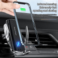 Miniatyrbilde 1 av 5: Automatisk 30W bil lader for iPhone 12 11 XS XR X 8 Samsung S20 S10 magnetisk USB