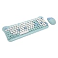 Miniatyrbillede 5 af 7: Trådløst tastatur og mus 2.4Ghz forbindelse Sødt tastatur og mus sæt til Windows 98 7 8 10 11 PC Laptop Blå