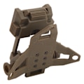 Miniatyrbillede 4 af 7: Night Vision Hjelmmontering Foldbar Justerbar Simpel Betjening Bred Kompatibilitet Nylon NVG Montering til PVS15 PVS18 GPNVG18 Tan