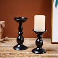 Miniatyrbild 3 av 5: Retro Iron Ljusstake Bröllop, Party Ornament, Small+Large