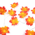 Miniatyrbillede 1 af 5: Fall Maple Leaf Garland Fairy Lights Vandtætte String Lights fo No. 3 color 6 meters 40 lights