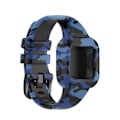 Miniatyrbillede 1 af 5: Smartwatch-rem til Garminfit Jr 3/garmin Vivofit Jr 3 Silikonrem Slitskydd Camouflage Blue