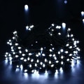 Miniatyrbild 2 av 4: LED-krans 220V LED IP44, svart linje dimljus - europeisk reglering - vitt ljus, 50m, 300 ljus