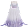 Miniatyrbild 4 av 9: Elsa Princess kostym frysta Elsa klänning   cm Purple 130