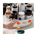 Miniatyrbillede 2 af 2: Roterende opbevaringsstativ, roterende organizer white