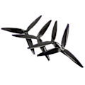 Miniatyrbillede 6 af 7: 4 stk. Drone Propeller 3 Blade Høj Hastighed 7 tommer 180 mm Propeller til CW FPV Drone 2206 til 1500kv Motor