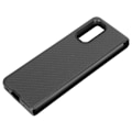 Miniatyrbilde 4 av 7: Karbonfiberteksturert telefondeksel for Xiaomi MIX FOLD ABS Smartphone Beskyttelsesdeksel Svart