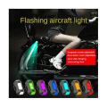 Miniatyrbild 2 av 5: 4 st 7 färger Drone Strobe Light USB Led Anti-kollision Cykel Svans Drone Nattfluga Mini Signal Flas