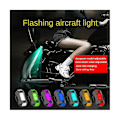 Miniatyrbillede 2 af 5: 4 stk 7 farver Drone Strobe lys USB Led Anti-kollisions Cykel Hale Drone Nightfly Mini Signal Flas