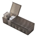 Miniatyrbillede 2 af 7: Desktop datakabel efterbehandling gitter opbevaringsboks plast black