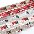 Miniatyrbild 4 av 4: Christmas Ribbon Tree Snowman Truck Wired Inslagning Band 5m 5 st