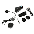 Miniatyrbillede 4 af 7: Hjelm Bluetooth Headset Multifunktionel Støjreduktion Vindtæt Bluetooth 5.0 Intercom Headset til Cykling