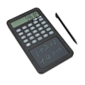 Miniatyrbillede 2 af 7: Videnskabelig Lommeregner med Notesblok 12 Cifre LCD Display Lommeregner til Studerende Lærer Kontor Gymnasium Sort