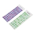 Miniatyrbillede 3 af 7: 2 stk. Keyboard Stickers Farverige Engelsk Sprogede Støvtætte Vandtætte Belægning PVC Materiale Computer Keycaps Stickers B