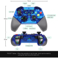 Pikkukuva 2 / 5: Switch Pro Controller, Shumeifang Trådlös Bluetooth Controller Switch Pro Remote Gamepad Nintendo Switch Consolelle - Sininen