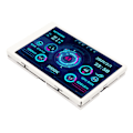 Miniatyrbillede 2 af 7: Computer Temp Monitor 3.5in IPS Fuld Visning USB C Auto Sluk Roterbar PC CPU Data Monitor til Kabinet RAM GPU Hvidt Sæt