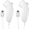 Miniatyrbild 1 av 5: 2-pack Nunchuck Controller för Wii, Nunchuk Jostick Remote Game C