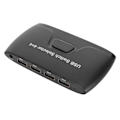 Miniatyrbild 6 av 7: 4 Port USB 2.0 Switch Selector 4 Datorer Delar 4 USB-Enheter USB KVM-Switch för Tangentbord Mus