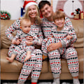 Pikkukuva 1 / 5: Perheen Vanhemmat-Lapset Matchivat Kotiset Pyjamat Joulupyjamat Infant 18