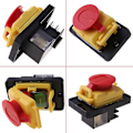 Miniatyrbilde 2 av 5: Kjd12 250v 4-polet Vanntett Magnetisk Start/Stopp No Volt Release