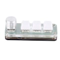 Miniatyrbilde 2 av 7: 3 Tasters Tastatur USB RGB Bakgrunnsbelyst 3 Taster Mekanisk Knott Design Programmerbar Avtakbar Kabel OSU Tastatur for Spillkontor