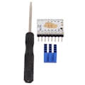 Miniatyrbild 1 av 7: 3D-skrivare Stepper Motor Driver Tystnad 256 Mikrosteg CFG-stift Skrivardrivrutin med Kylfläns Skruvmejsel