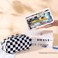 Miniatyrbillede 3 af 8: Gitter Penneetui Pennemappe Case Transparent Wa A1