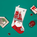 Miniatyrbild 2 av 8: Julstrumpor för julgransprydnader Kid hängsmycke presentpåse 1