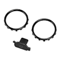 Miniatyrbilde 4 av 7: Dekorative Aksentringer for Xbox Elite Series 2 Kontroller Matt Krom Bryterknapper Erstatningsdeler Svart