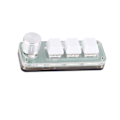 Miniatyrbilde 5 av 7: 3 Tasters Tastatur USB RGB Bakgrunnsbelyst 3 Taster Mekanisk Knott Design Programmerbar Avtakbar Kabel OSU Tastatur for Spillkontor