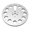 Miniatyrbillede 5 af 7: 1/4 7 Tommer Optagerulle Universal 11 Huller Vindmodstandshuller Tom Spole til Optagelse Sølv