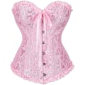 Miniatyrbillede 2 af 10: Korset til kvinder med blomster, bh-fri, stropløs undertøj Pink Pink 6XL