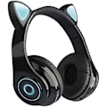 Pikkukuva 1 / 4: Suloiset langattomat Cat Ear -kuulokkeet, Bluetooth 5.0 Over Ear -kuulokkeet Black
