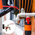 Miniatyrbilde 4 av 5: IBC Dobbel Tank Adapter, S60 X 6 Messing hagekran, utløpsdiameter 1/2, innløpsdiameter 60 mm