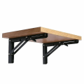 Pikkukuva 2 / 5: 2kpl Black Finish Matkailuauton kokoontaittuva kannatin Pöytähylly Sisustustarvikkeet Asuntoautoon Asuntovaunu RV Matkailuauto Perävaunu 8inch