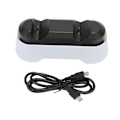 Miniatyrbillede 3 af 6: Opladningsstation til PS5-controller - Dobbelt opladningsdock til PS5 med LED-indikator - Hvid