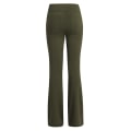 Miniatyrbillede 2 af 3: Dame Almindelige Elastiske Yogabukser med Høj Talje Åndbar Behagelig Fuldlængde Vidde Ben Bukser Sommer Casual Flare Bukser Grøn Green 4XL