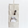 Miniatyrbilde 4 av 5: 2 ST Hengeoppbevaringsveske 5 lommer Stoff Vegg Organizer 2 Stiler