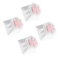 Miniatyrbillede 4 af 7: 4 stk. Kattepote Keycap Blød Silikone Ergonomisk Design Universal Custom Gaming Keycaps Mekaniske Keycaps