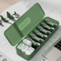 Miniatyrbillede 3 af 9: Datakabel Elektronisk tilbehør Stor desktop opbevaringsboks white